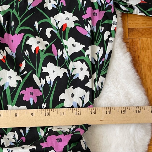 VERONICA BEARD Janis Puff Sleeve Floral Minidress SIZE 2 - Picture 12 of 16